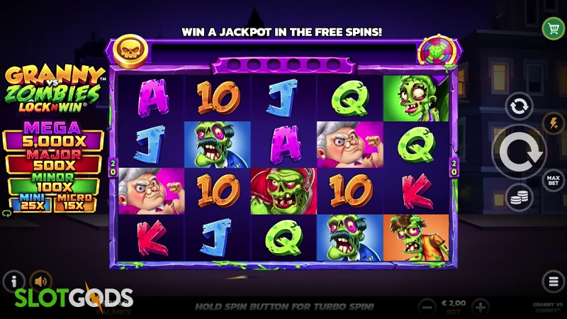 Granny vs Zombies Slot - Screenshot 