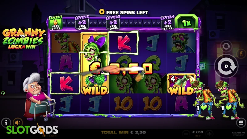 Granny vs Zombies Slot - Screenshot 2