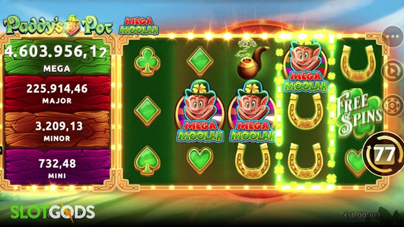 Paddy's Pot Mega Moolah Slot - Screenshot 3