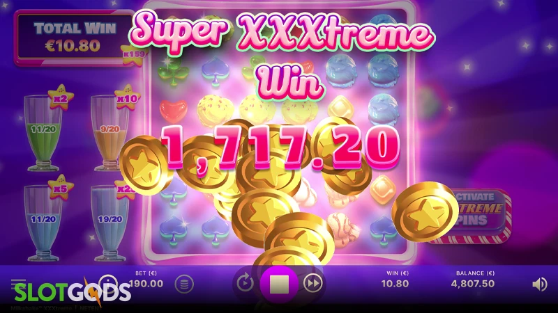 Milkshake XXXtreme Slot - Screenshot 4