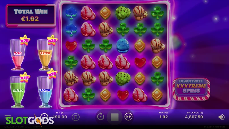 Milkshake XXXtreme Slot - Screenshot 2