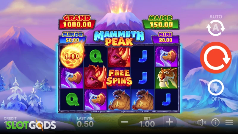 Mammoth Peak Slot - Screenshot 