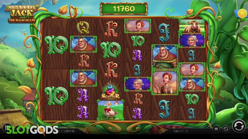 Megaways Jack and the Magic Beans Slot - Screenshot 