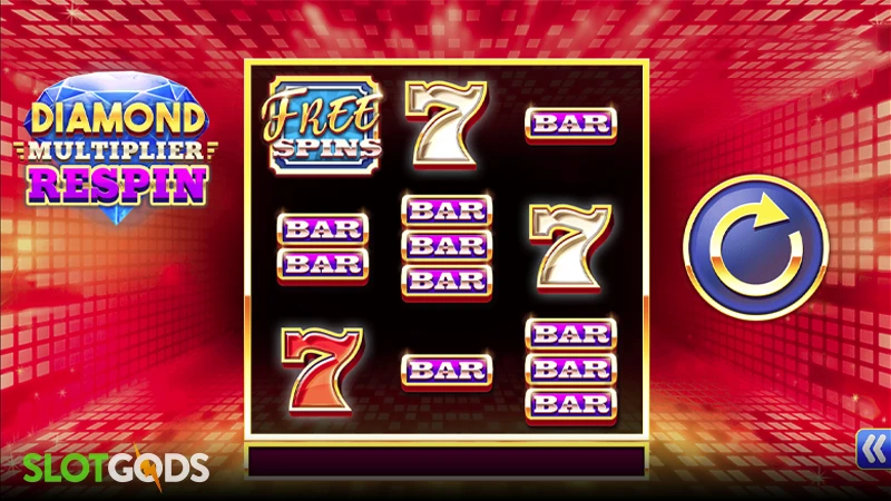 Diamond Multiplier Respin Slot - Screenshot 