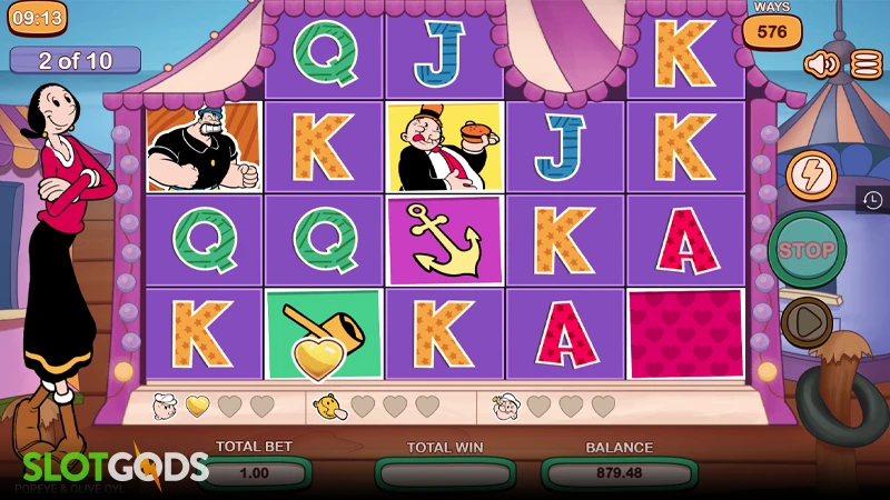 Popeye & Olive Oyl Slot - Screenshot 2