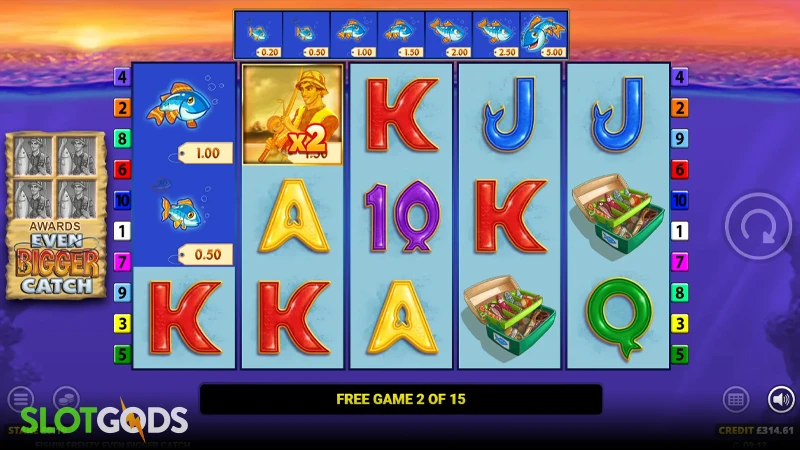 Fishin' Frenzy: Even Bigger Catch Slot - Screenshot 4