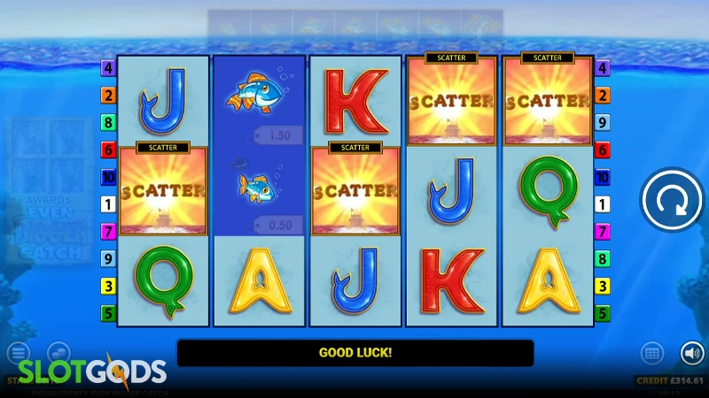 Fishin' Frenzy: Even Bigger Catch Slot - Screenshot 2