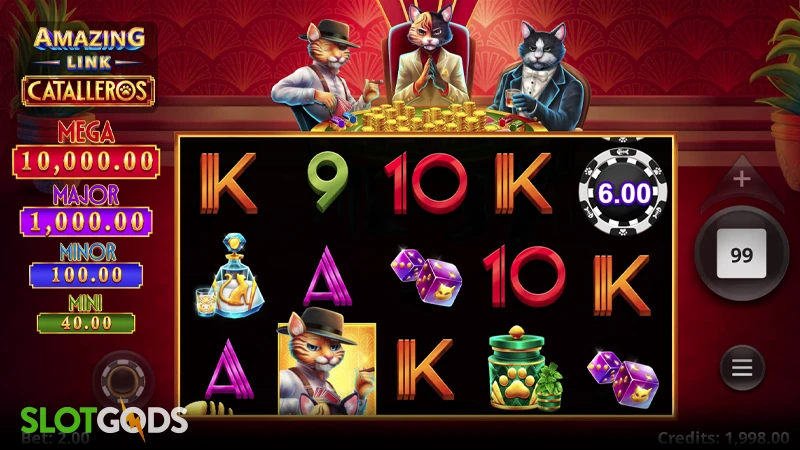 Amazing Link Catalleros Slot - Screenshot 