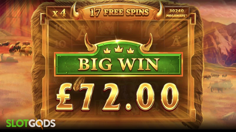 Buffalo Mania Megaways Slot - Screenshot 4