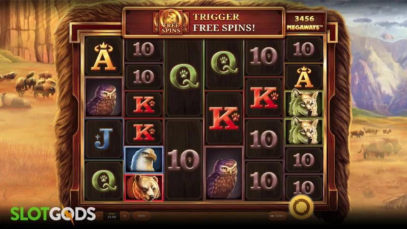 Buffalo Mania Megaways Slot - Screenshot 
