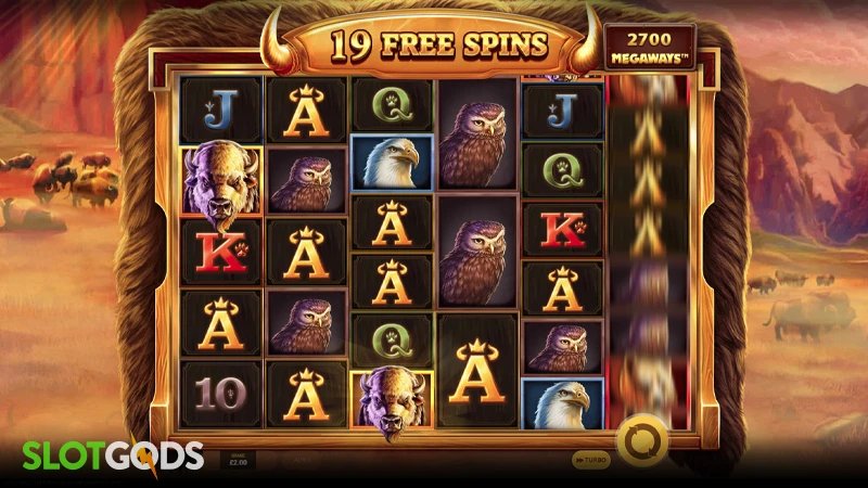 Buffalo Mania Megaways Slot - Screenshot 3