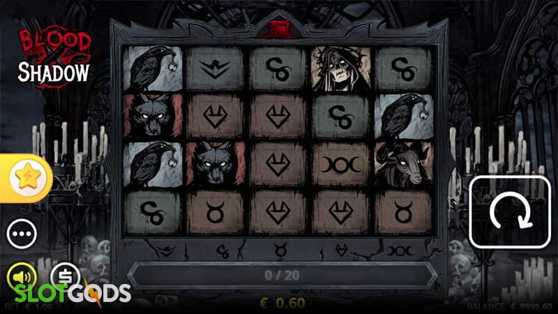 Blood & Shadow Slot - Screenshot 