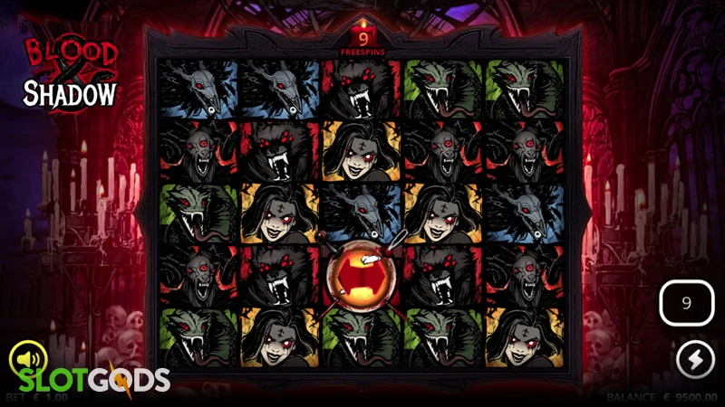 Blood & Shadow Slot - Screenshot 3