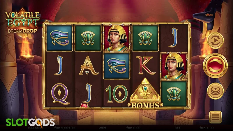 Volatile Egypt Dream Drop Slot - Screenshot 