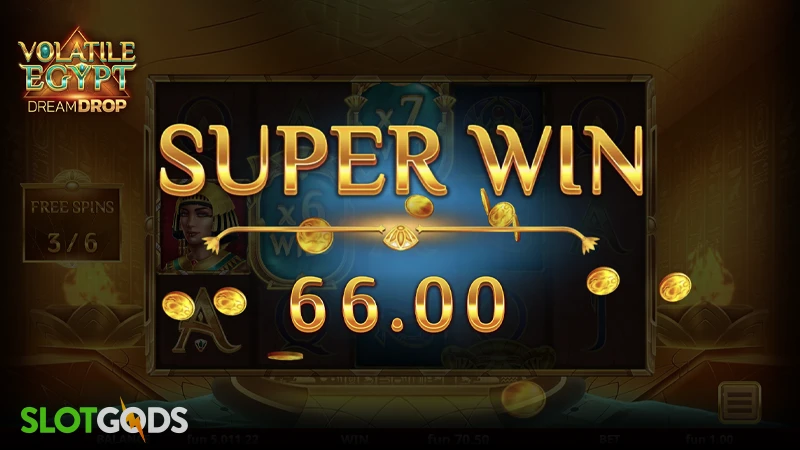 Volatile Egypt Dream Drop Slot - Screenshot 4