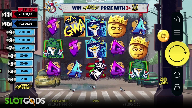 Geese with Attitude Online Slot by All41 Studios