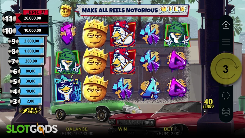 Geese with Attitude Slot - Screenshot 2