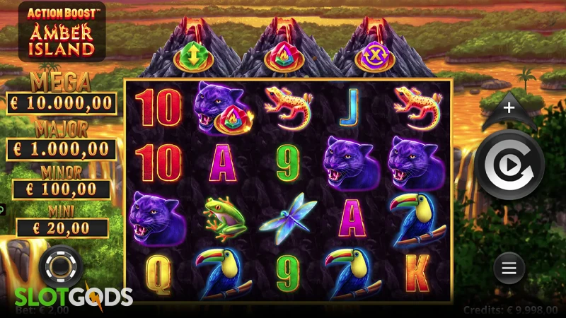Action Boost Amber Island Slot - Screenshot 