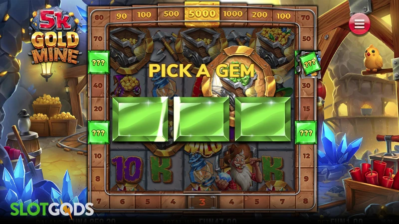 5K Gold Mine Dream Drop Slot - Screenshot 3