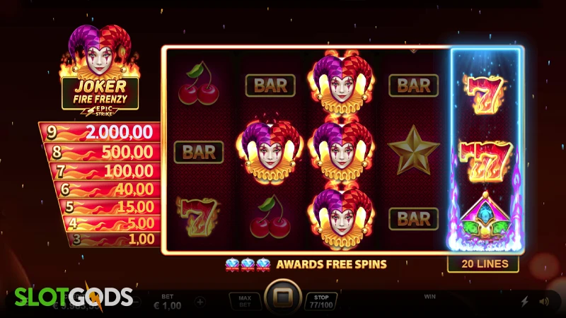 Joker Fire Frenzy Slot - Screenshot 2