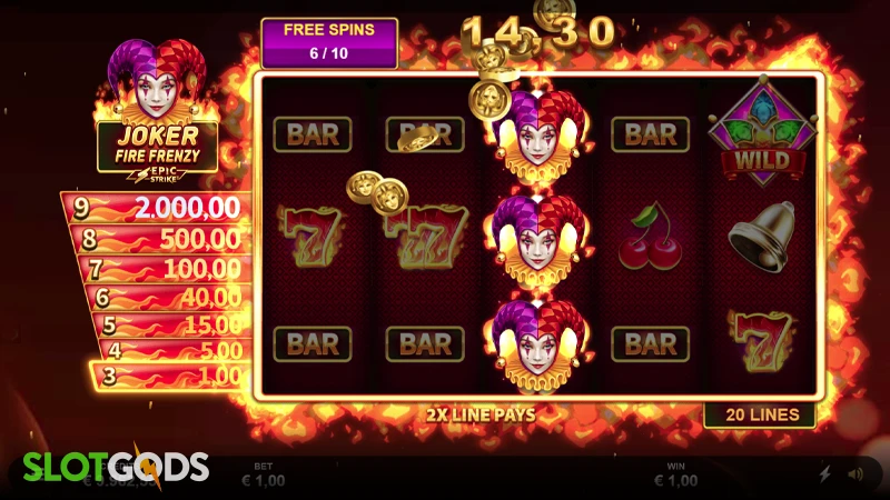 Joker Fire Frenzy Slot - Screenshot 3