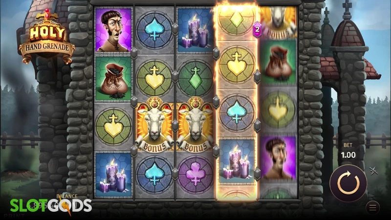 Holy Hand Grenade Slot - Screenshot 2