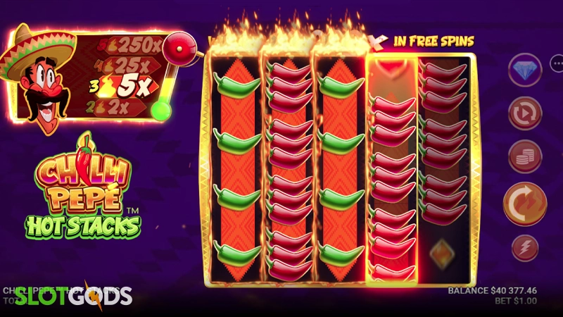 Chilli Pepe Hot Stacks Slot - Screenshot 2