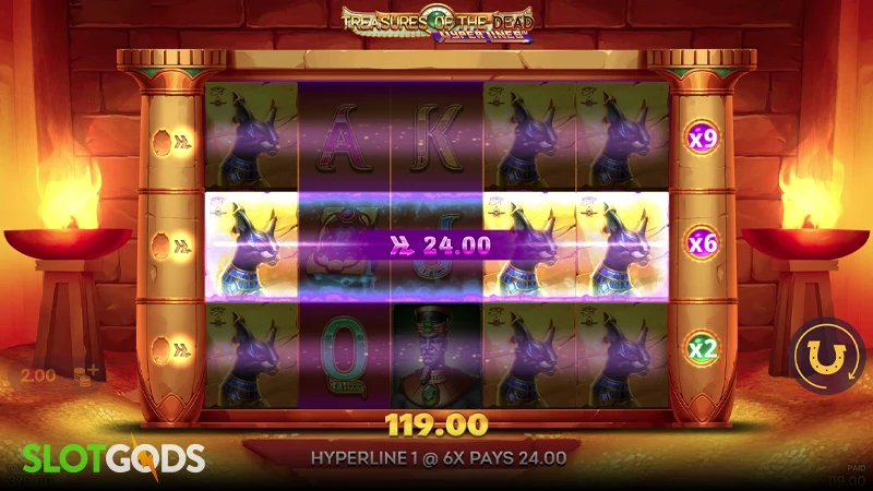 Treasures of the Dead Slot - Screenshot 2