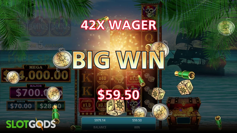 Cash Falls Pirate's Trove Slot - Screenshot 4