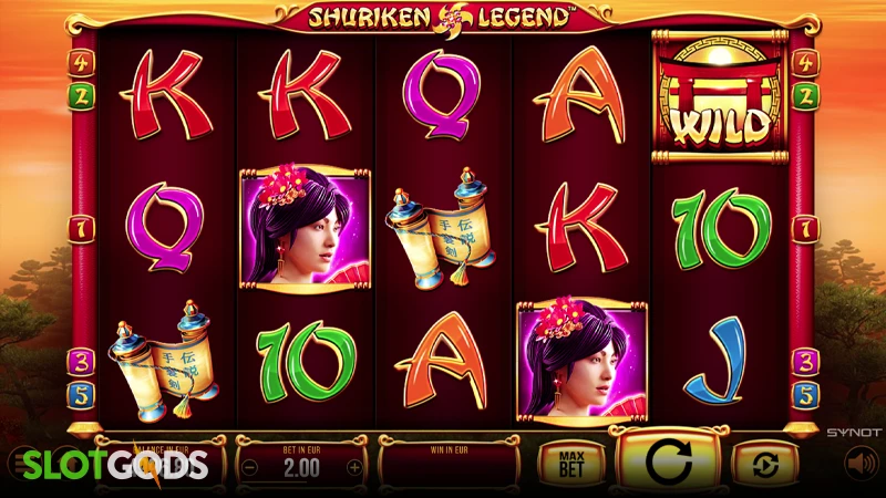 Shuriken Legend Slot - Screenshot 