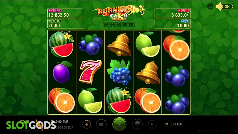 Burning Slots Cash Mesh Slot - Screenshot 