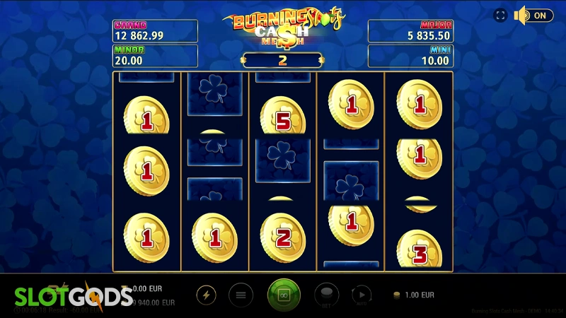 Burning Slots Cash Mesh Slot - Screenshot 3