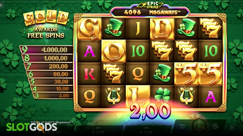 9 Pots of Gold Megaways Slot - Screenshot 