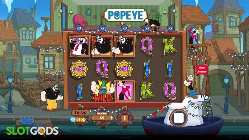 Popeye Slot - Screenshot 