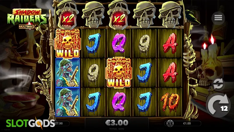 Shadow Raiders MultiMax Slot - Screenshot 2