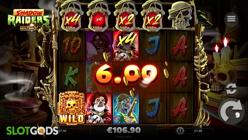 Shadow Raiders MultiMax Slot - Screenshot 3