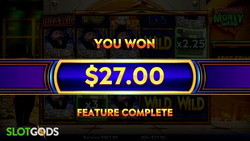 Monopoly Money Grab Slot - Screenshot 4