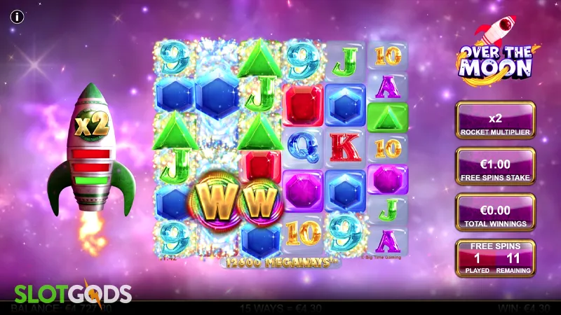 Over The Moon Slot - Screenshot 2