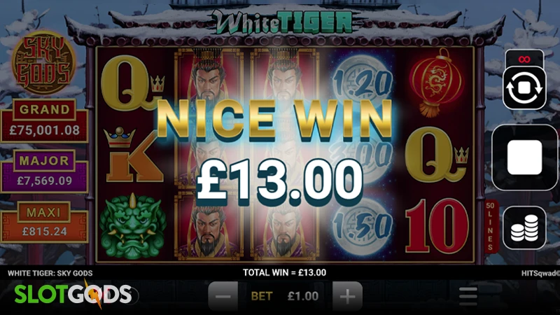 White Tiger: Sky Gods Slot - Screenshot 4