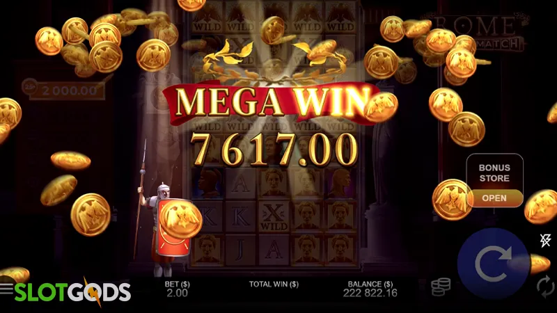 Rome Supermatch Slot - Screenshot 4
