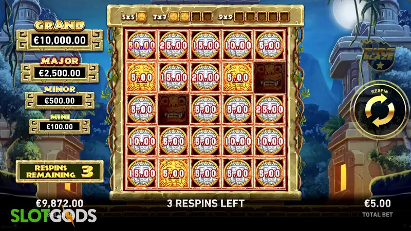 Fire Blaze: Toltec Blocks Slot - Screenshot 3