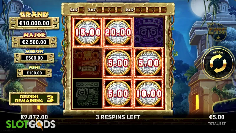 Fire Blaze: Toltec Blocks Slot - Screenshot 2