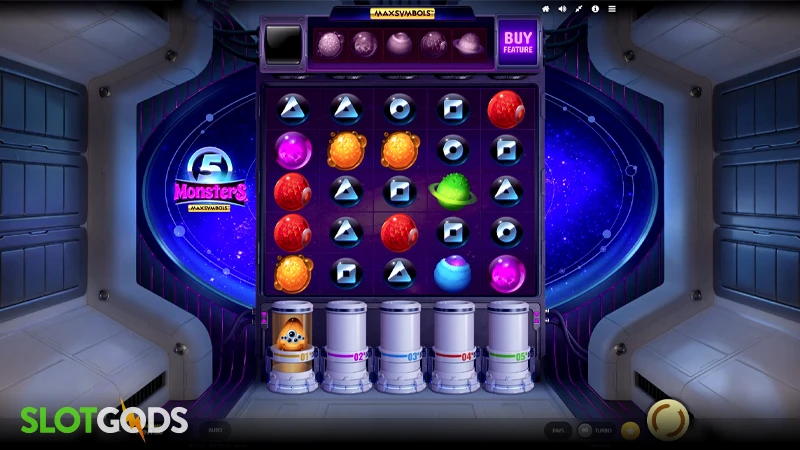 5 Monsters Slot - Screenshot 