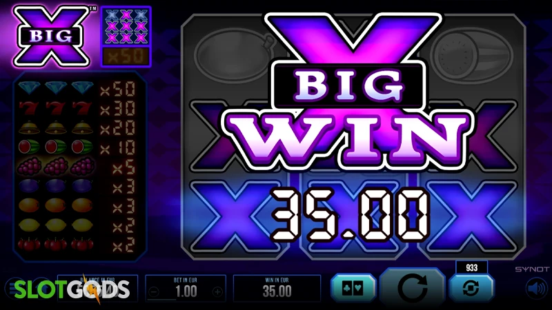 Big X Slot - Screenshot 4