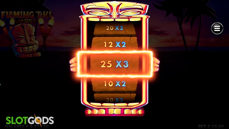 Flaming Tiki Slot - Screenshot 2