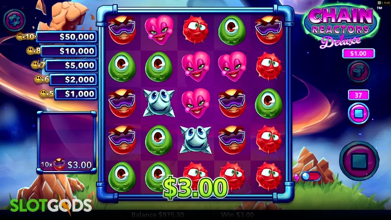 Chain Reactors Deluxe Slot - Screenshot 4