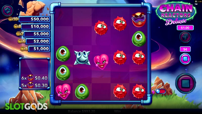 Chain Reactors Deluxe Slot - Screenshot 2
