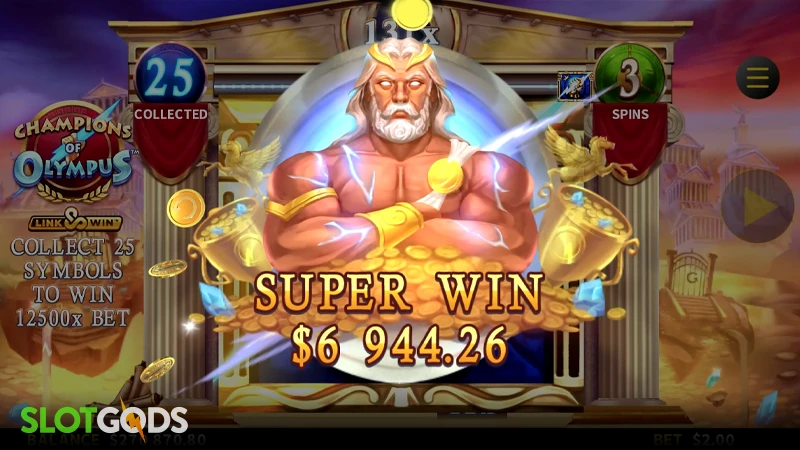 Champions of Olympus Slot - Screenshot 4