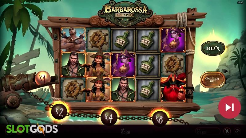 Barbarossa DoubleMax Slot - Screenshot 