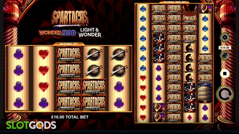 Spartacus 500 Slot - Screenshot 